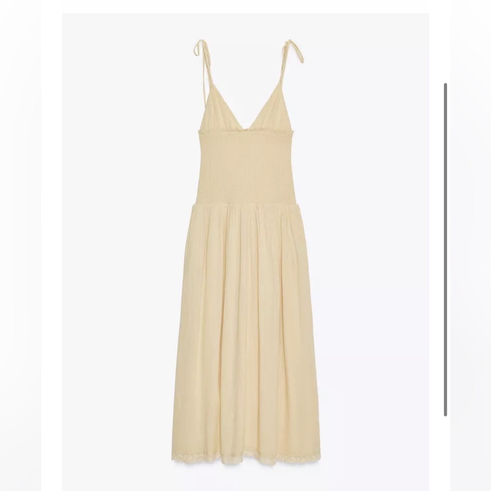 Zara Cream Maxi Dress